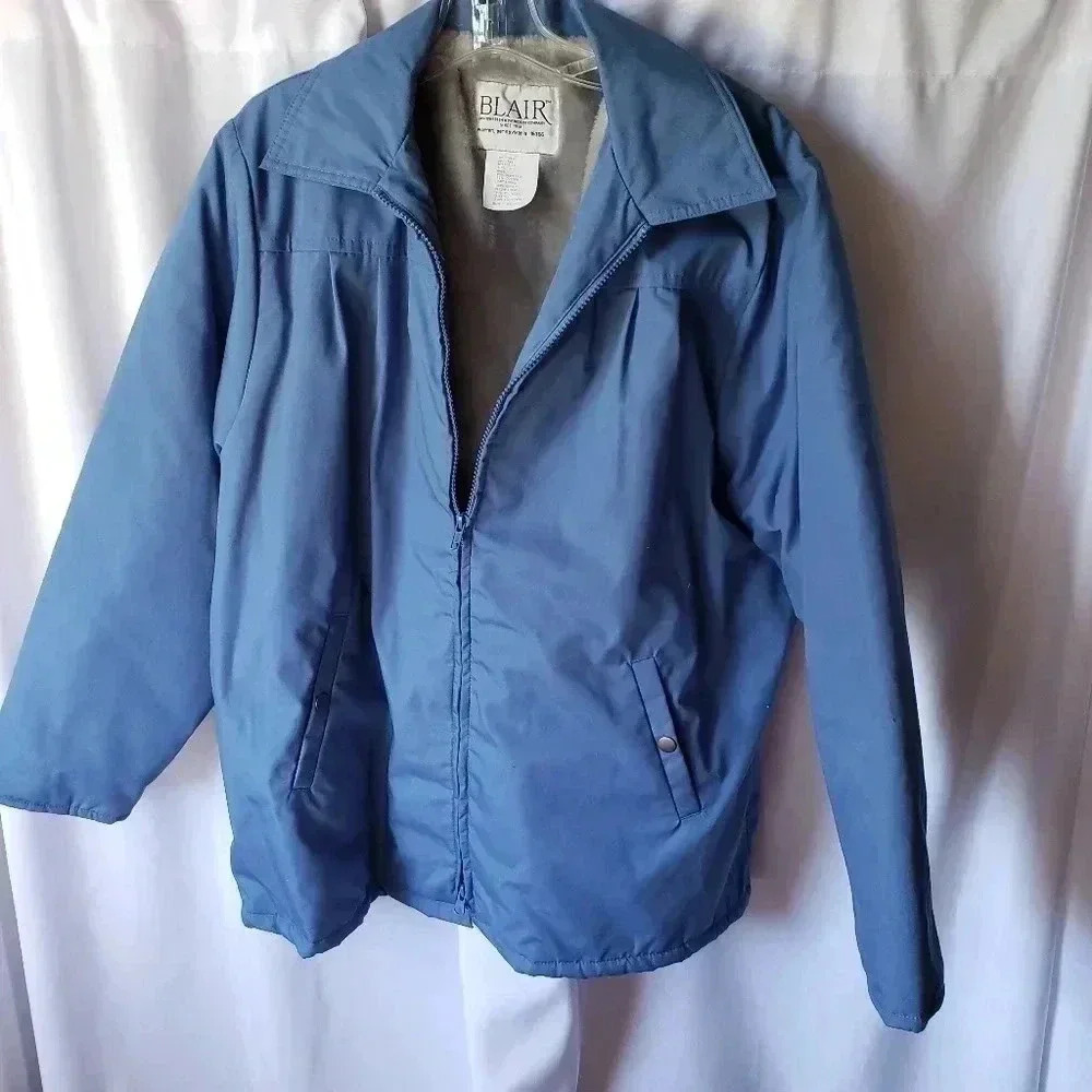 Blair women jacket blue size large
